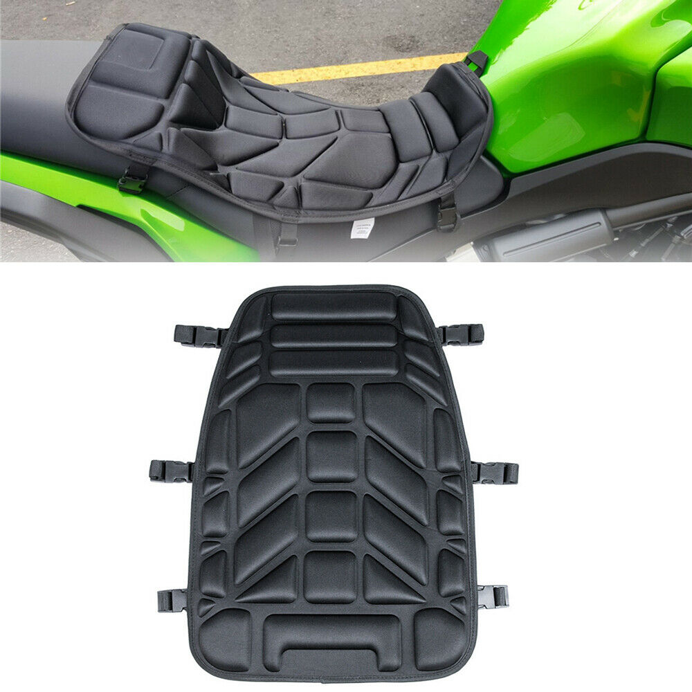 Black Foam ATV UTV Seat Pad Cover Protector Cushion Water Resistant Universal