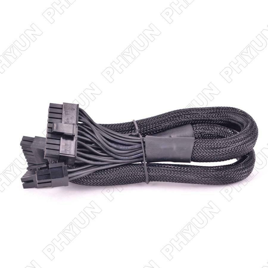For Corsair HX1200i HX1000i HX850i HX750i ATX Power Supply Cable 14+10 to 24 Pin