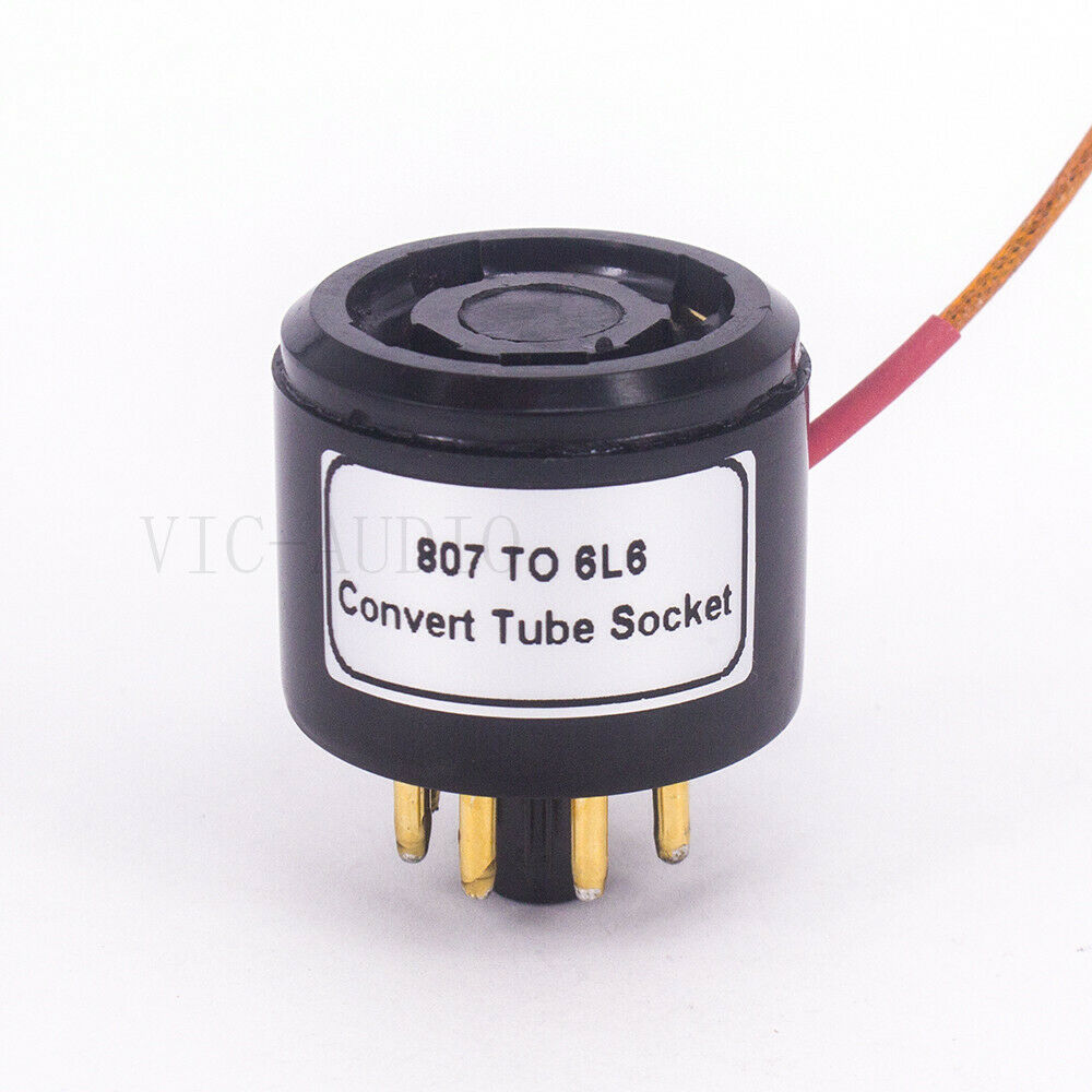 1PC Convert Tube Socket 807(FU7) Tube(Top) TO 6L6(Bottom)Tube DIY Adapter Socket