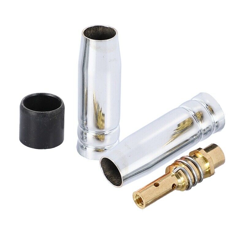 9Pcs/Set 15Ak Mig/Mag Welding Nozzle Contact Tips 0.8X25Mm M6 Gas Connector S1M6
