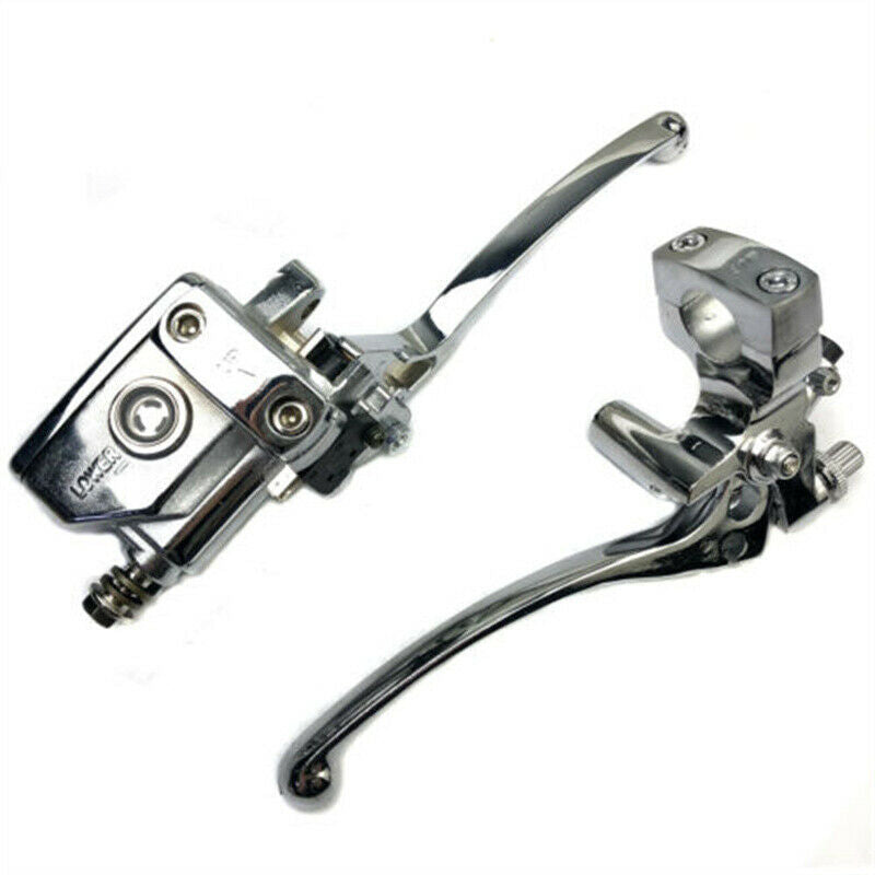 Left Right Hydraulic Master Cylinder Brake Clutch Levers For 1" 25mm Handlebars