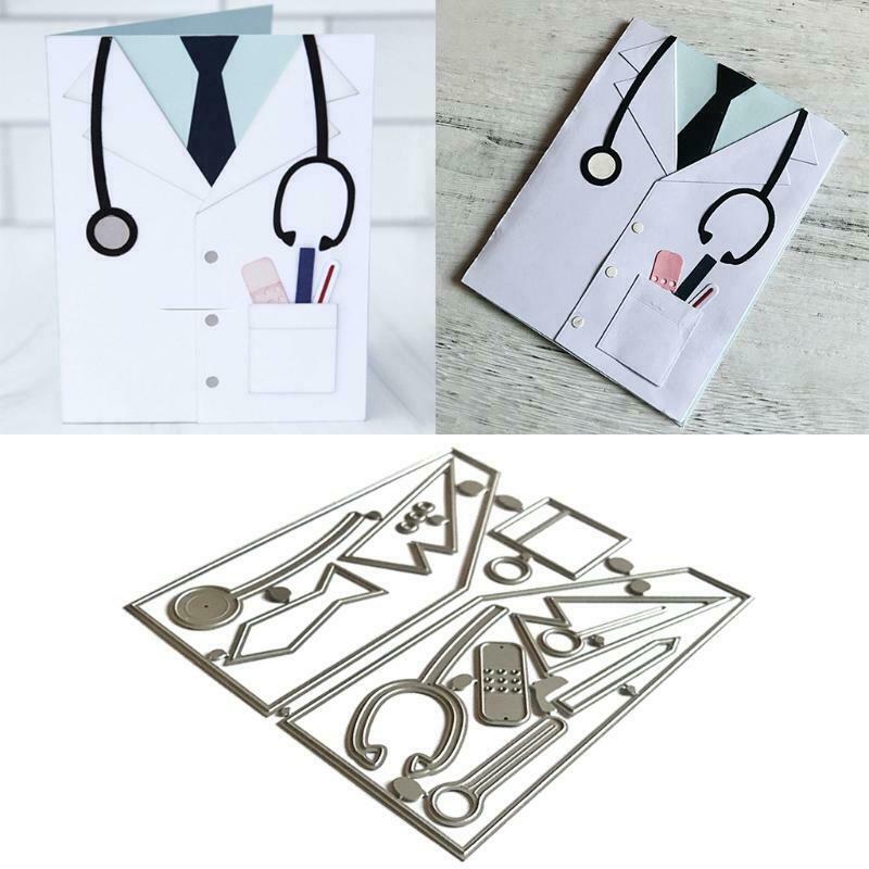Doctor Clothes Metal Cutting Dies Stencil DIY Scrapbooking Album Paper Card Mold