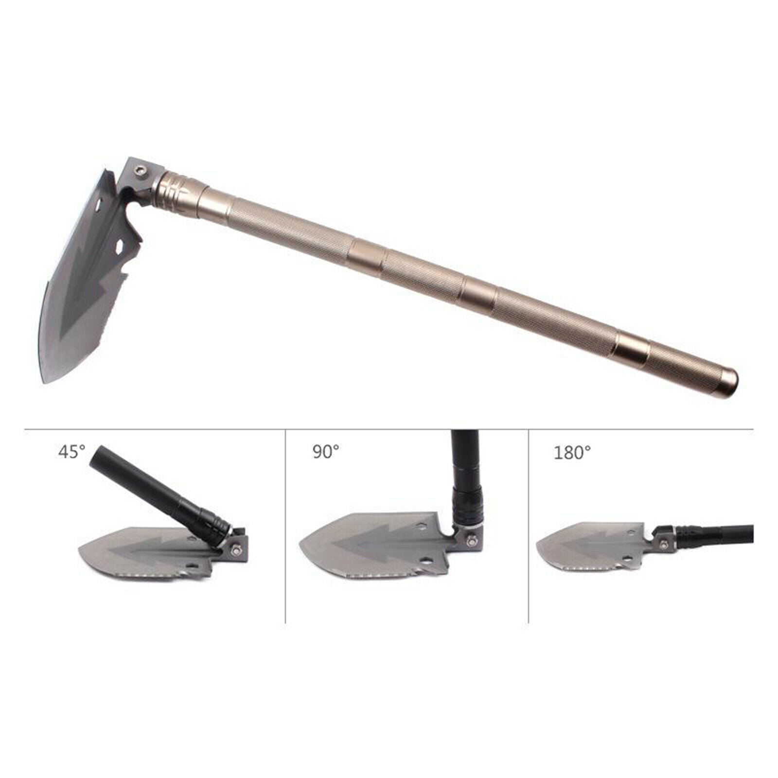 Protable   Folding Camping Shovel Tool Steel Spade Outdoor Emergency Tool