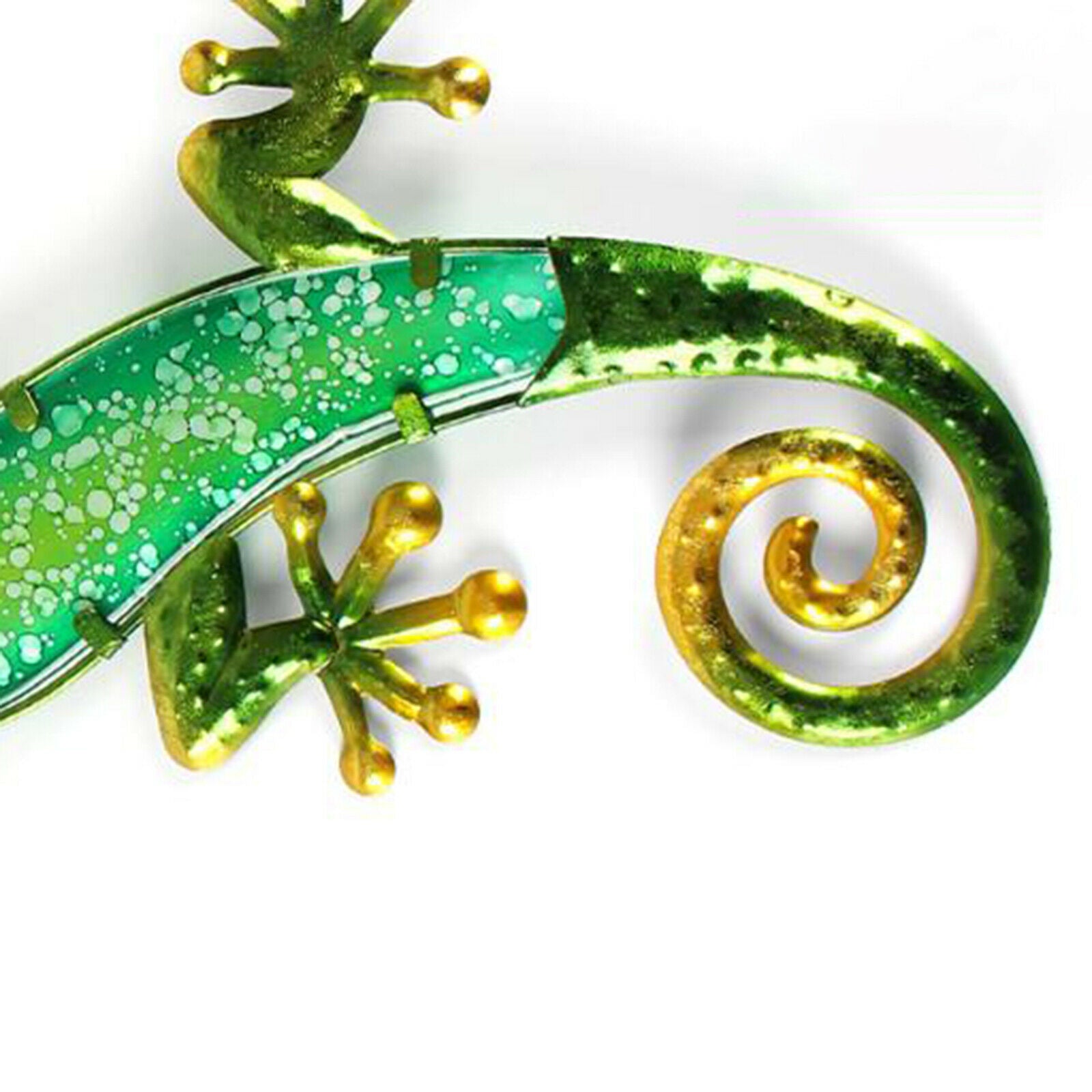 1pc Iron Gecko Wall Decor Lizard Hang Home Living Room Garden Yard Fence