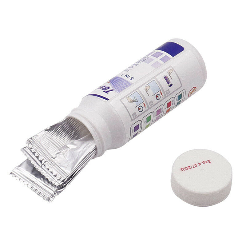50pcs Multipurpose Chlorine PH Test Strips SPA Swimming Pool Water Tester PaFCA