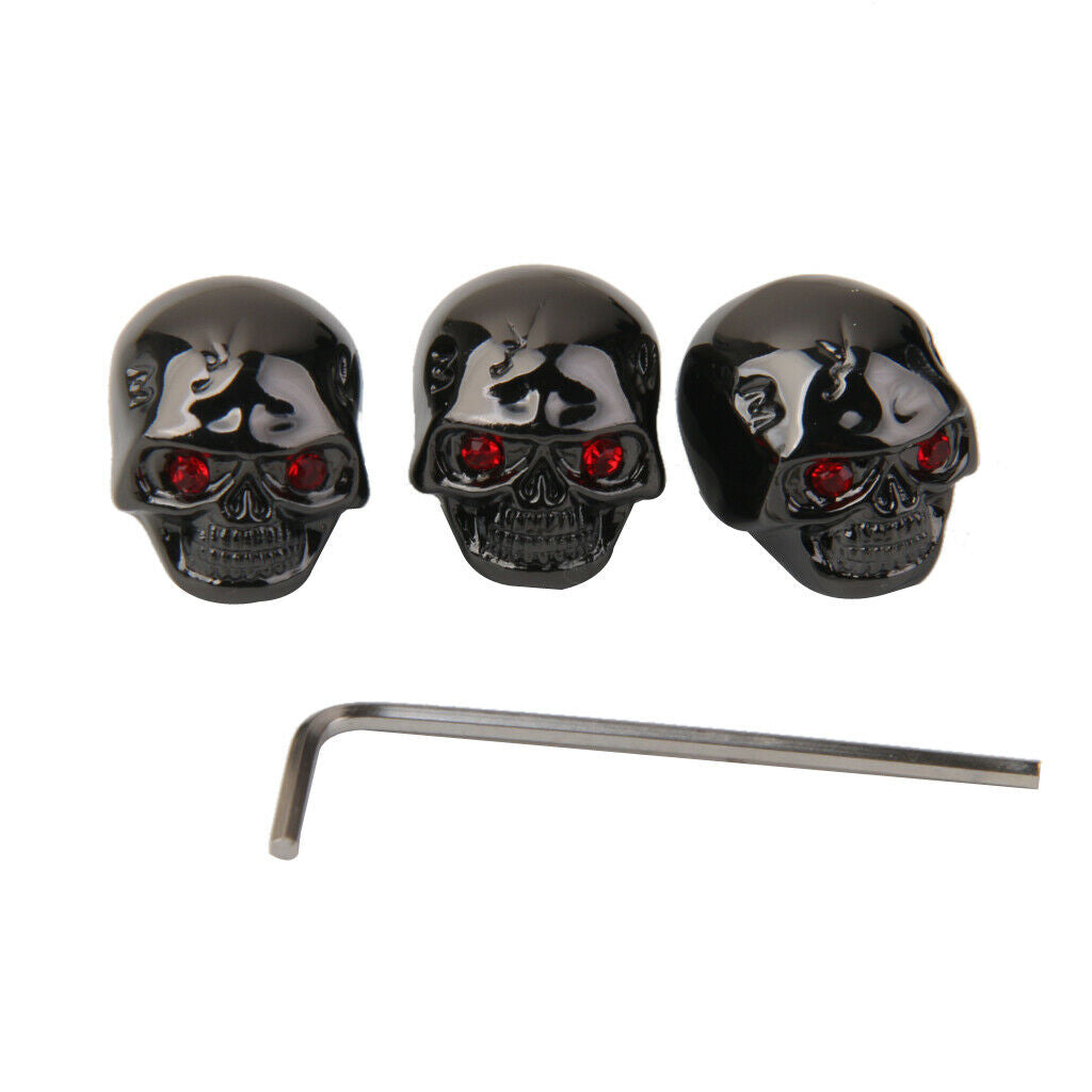 Electric guitar head 3 black metal volume knobs