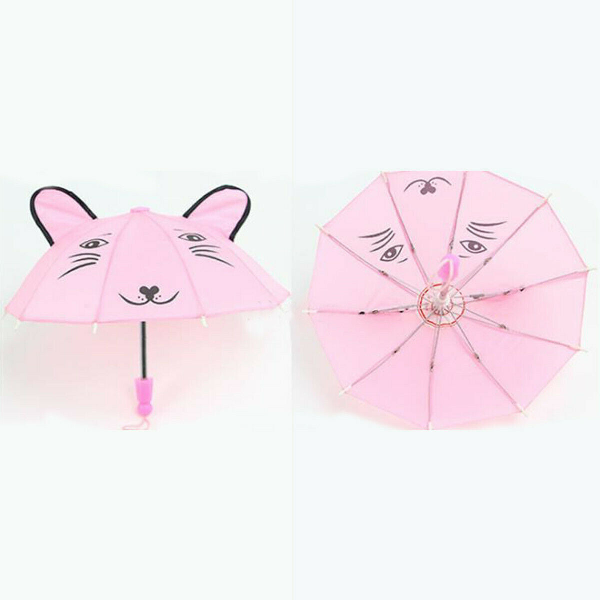 2X Boy Girls Kids Mini Animal Ears Cartoon Dance Lovely Small Umbrella Toys Gift