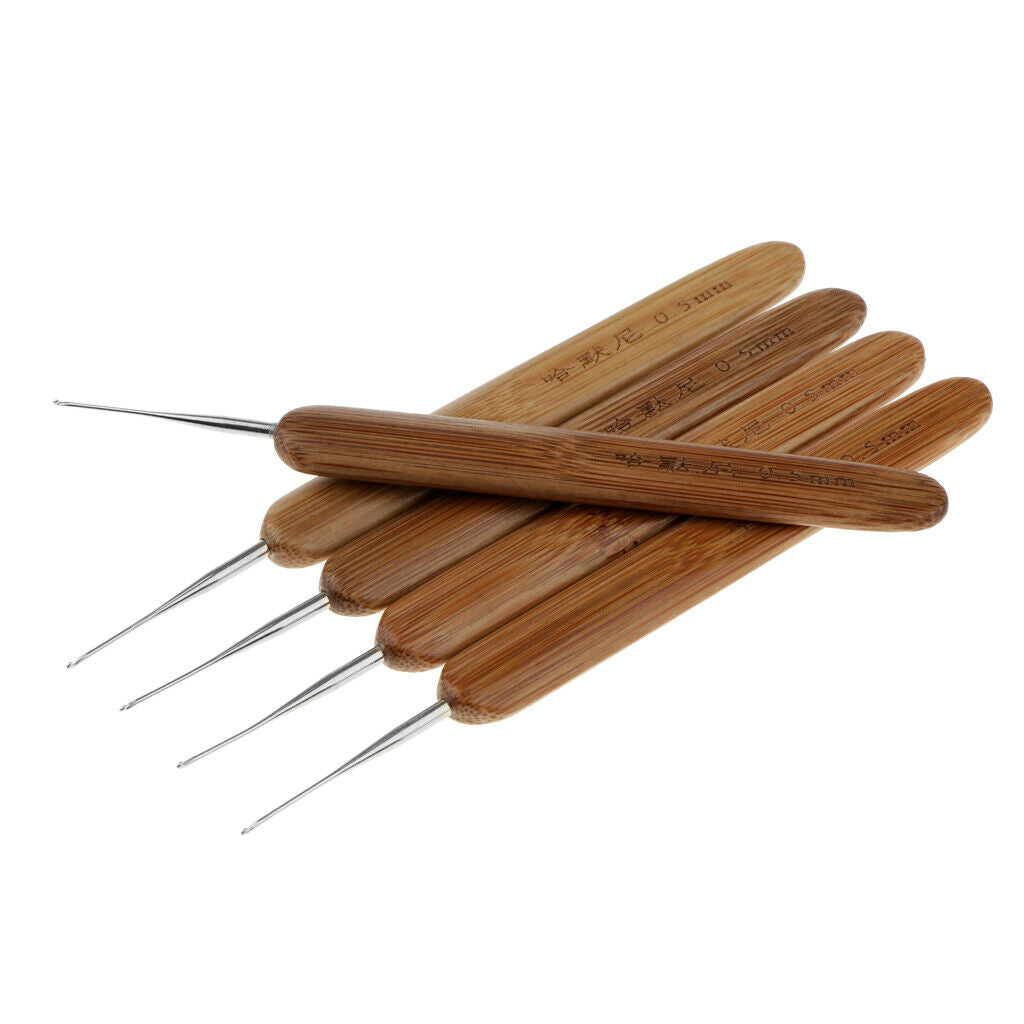 7pcs 0.5mm Hair Weaving Crochet Hook Hair Extensions Hair Maintaining Tool