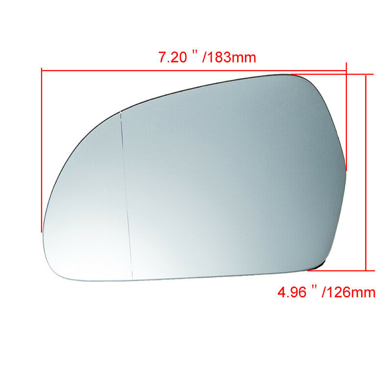 Left Driver Side Wing Mirror Glass Replacement Fit For Audi A3 A4 A5,RS5 S4 S5