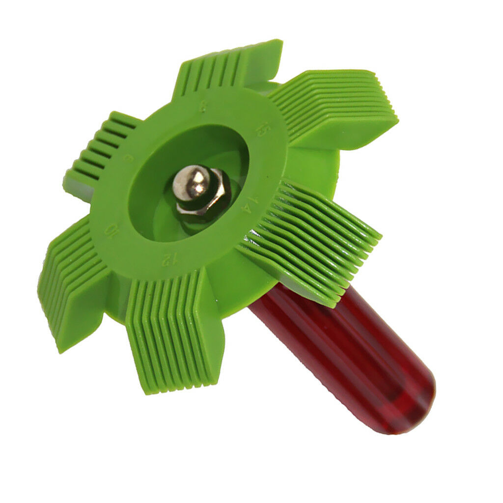 Plastic Fin Comb Straightener Cleaning Surface Tool 98mm 6,8,10,12,14,15 Fin