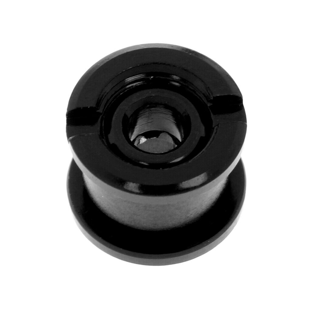 5Pcs Bike Crank Arm  Chain Ring Single Crankset Fixing Screw Nuts Black
