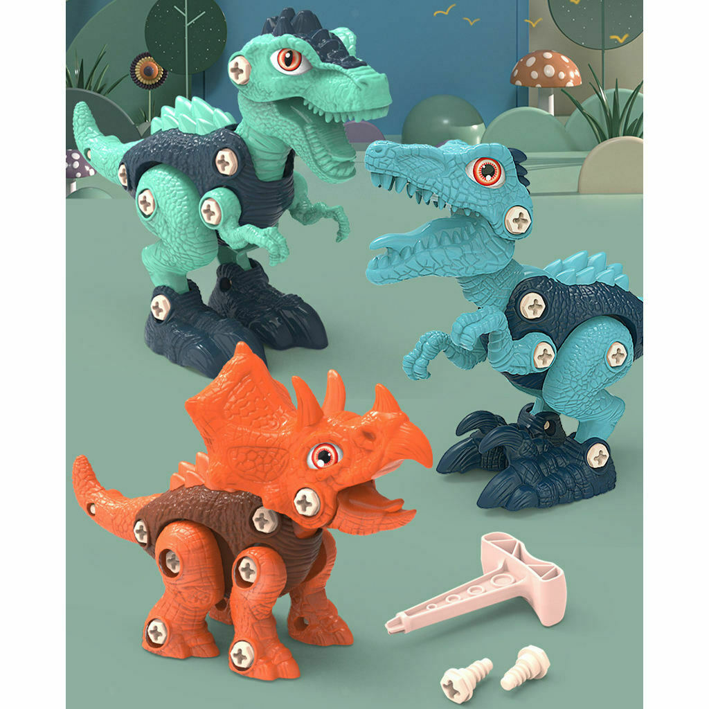 Take Apart Dinosaur Assembling Toys w/ Screwdriver DIY Animal Construction
