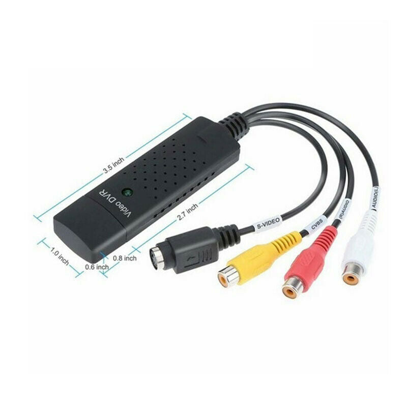 USB 2.0 Audio Video VHS VCR to DVD Converter Capture Card Adapter Digital FoFCA