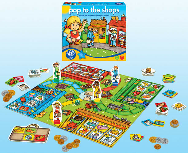 Orchard Toys 505 International Pop to the Shops Kids Childrens Game 5-9 Years