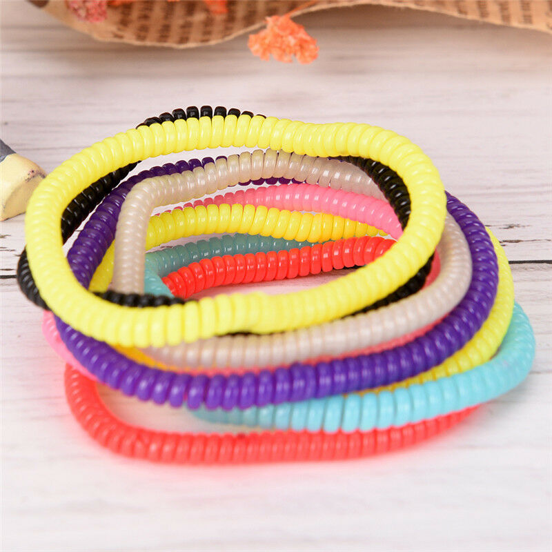 10Pcs Women Girls Hair Band Ties Rope Ring Elastic Hairband Ponytail Hold.l8