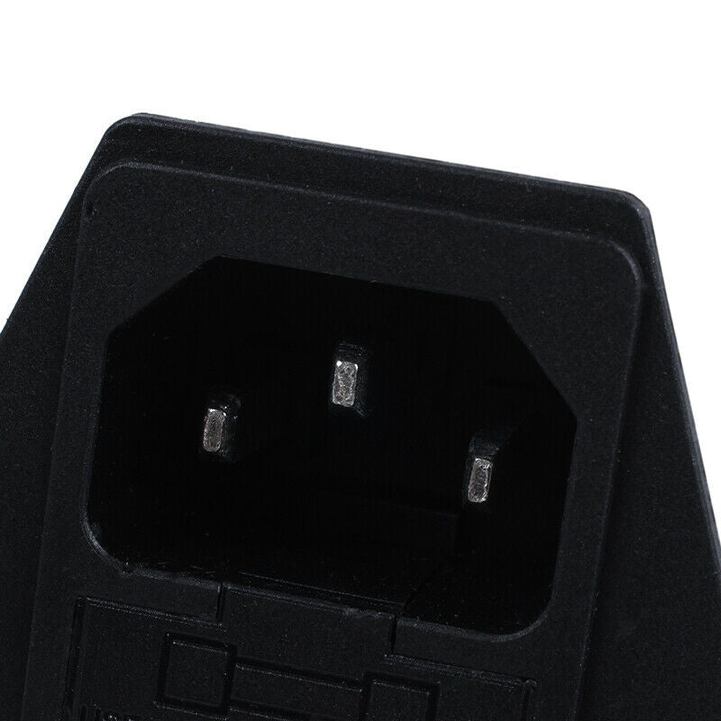 Red light concentrator switch IEC 320 C 14 outlet AC 250 V 10 A P9F2F2