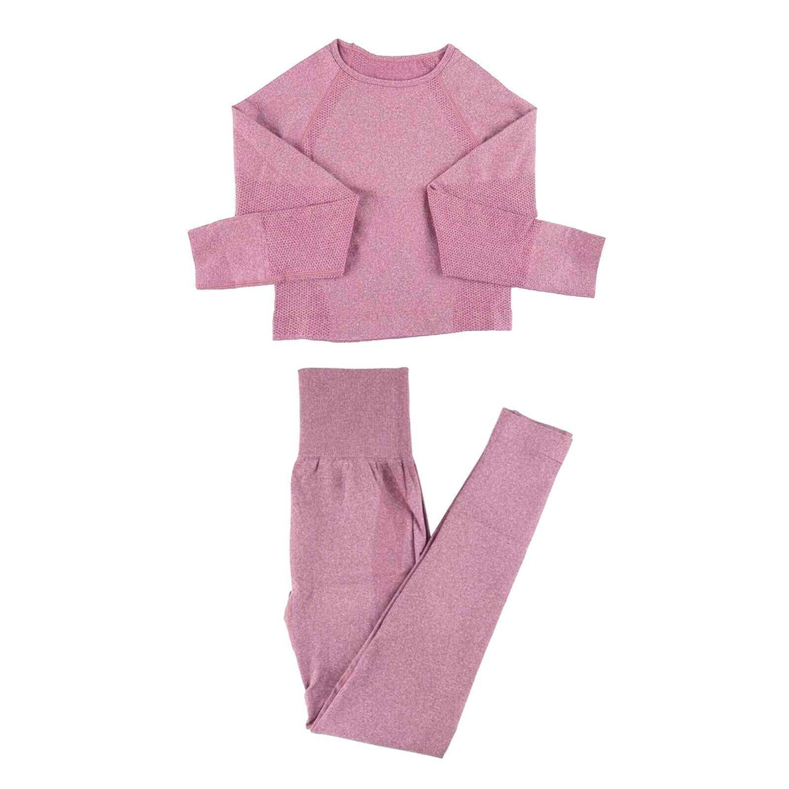 Female Yoga Suits Fitness Tracksuits Tights Leggings Crop Top S Red
