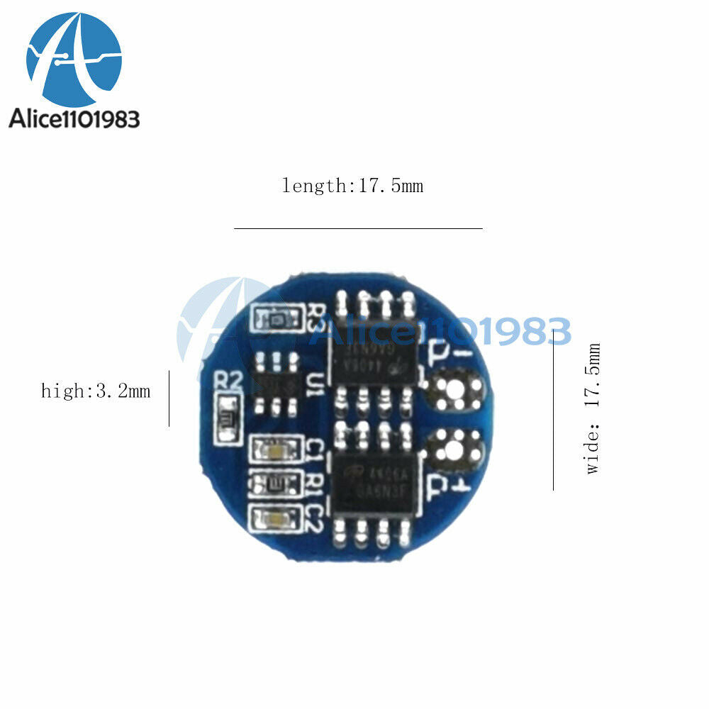10PCS 7.4V 8.4V 2S 5A Protection Board BMS PCB For 18650 Lithium Battery Charge