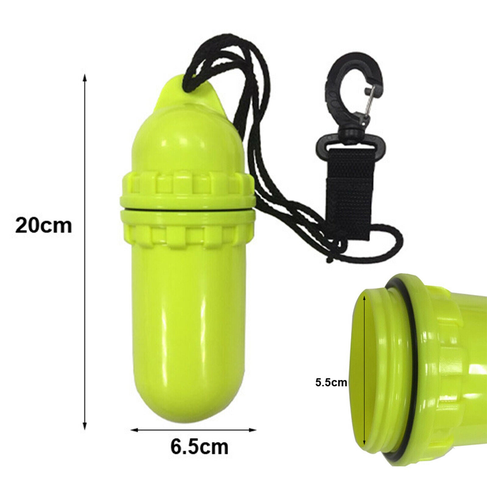 Scuba Diving Waterproof Dry Box for & Boating,Camping,Hiking, Beach, Fishing