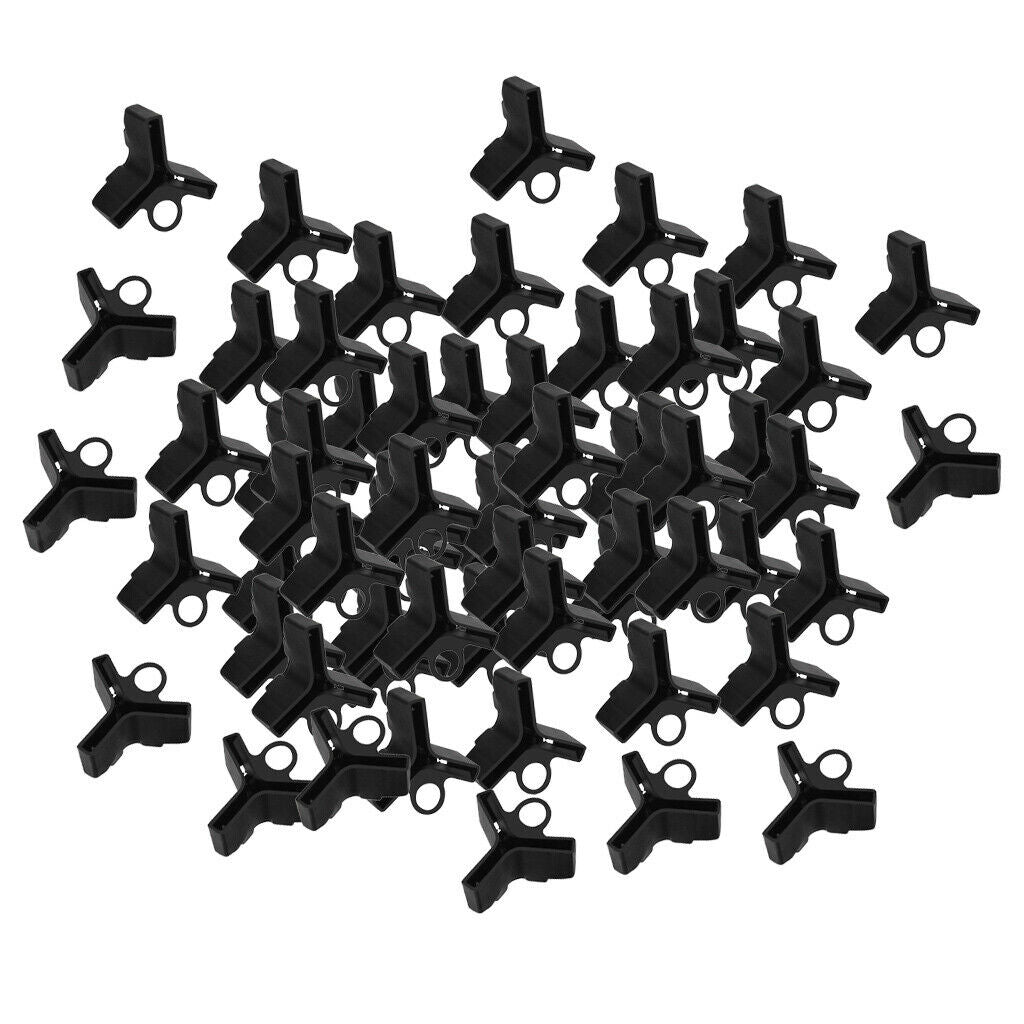 100 Pcs Large Fishing Treble Hooks Case Bonnet Protector   Cover Holder 02