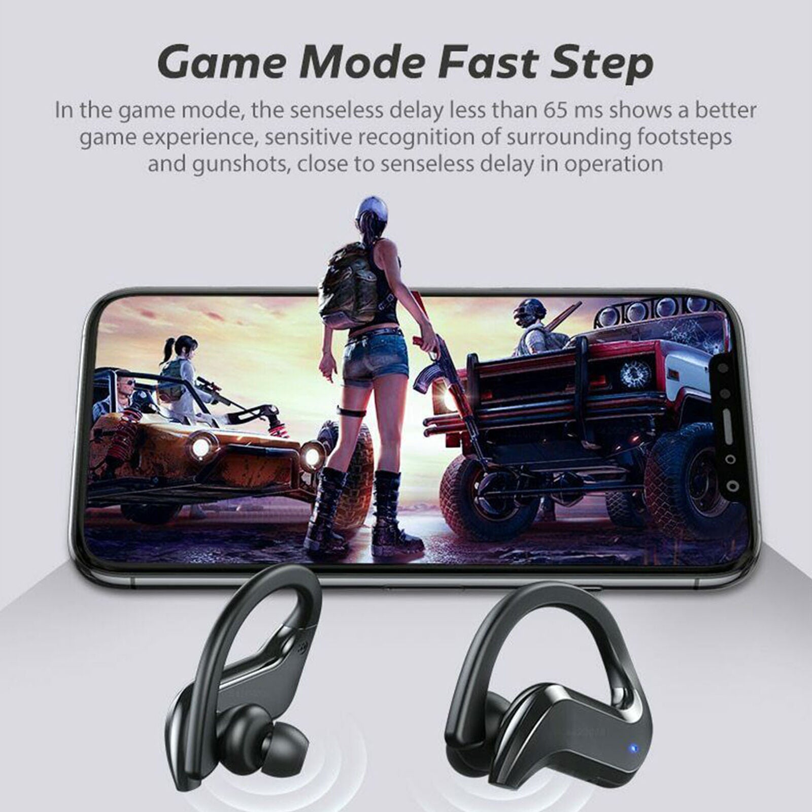 Bluetooth 5.0 Headphones Headset Wireless Earbuds Sport Stereo Earphone IPX7