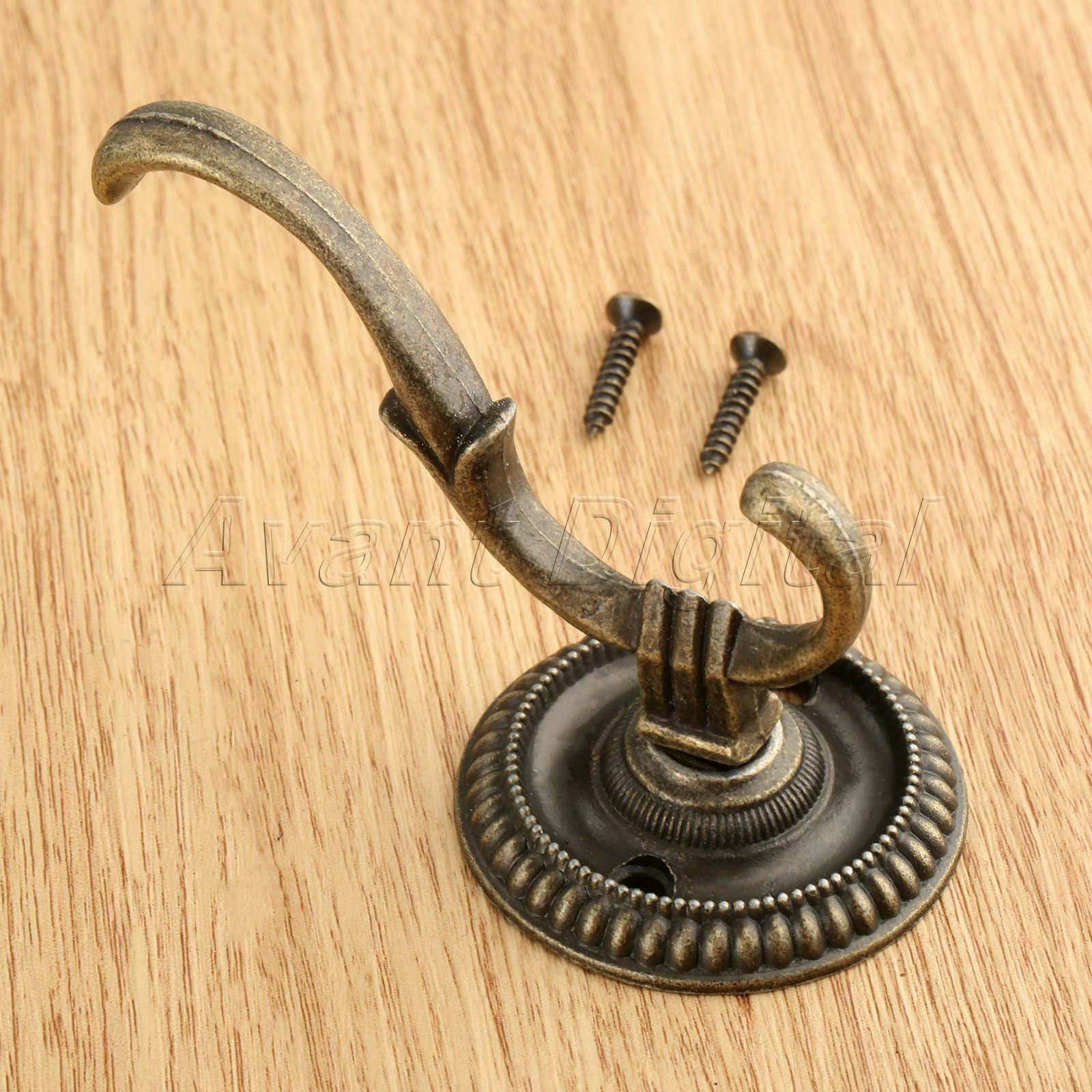 75*63*44mm Furniture Cloth Hat Hanging Hook Retro Bathroom Wall Door Hanger 1Pc