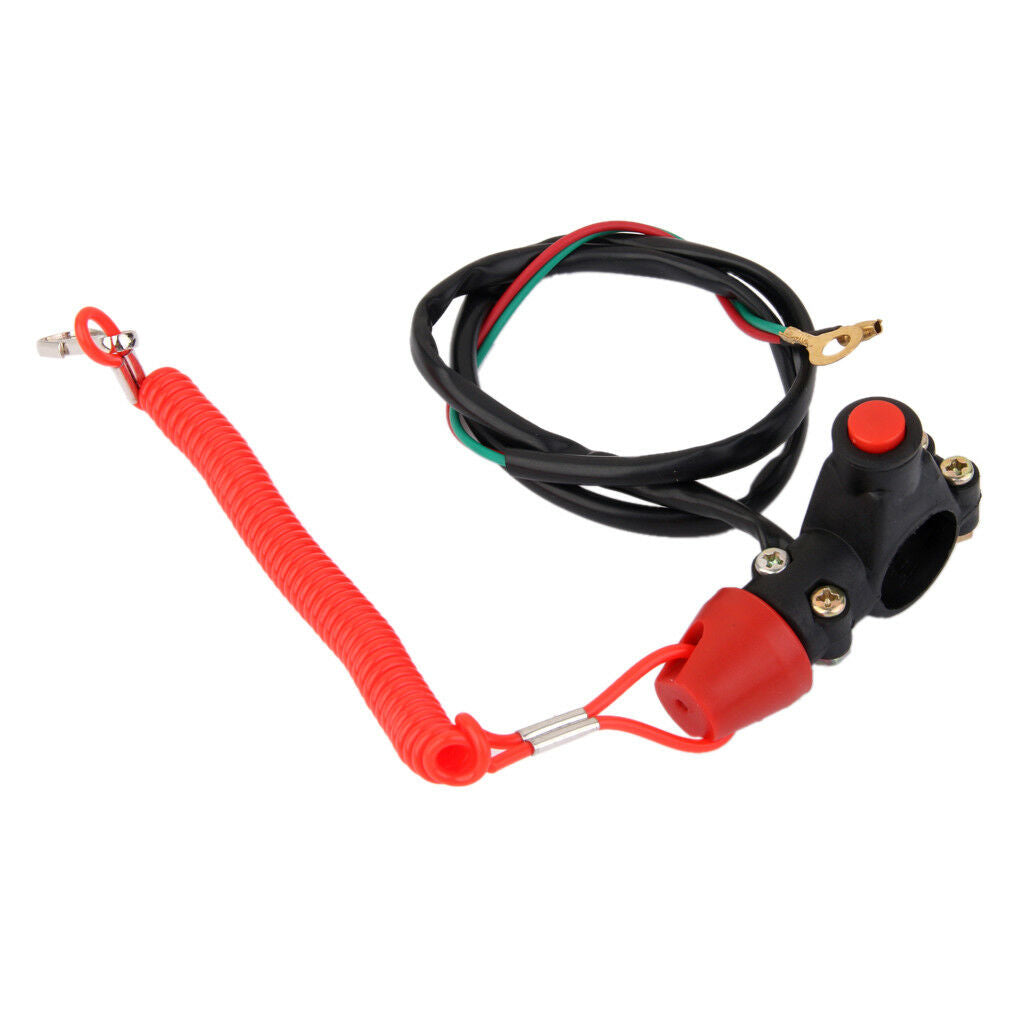 Universal Boat Outboard Engine Cord Kill Stop Switch Safety Lanyard Tether