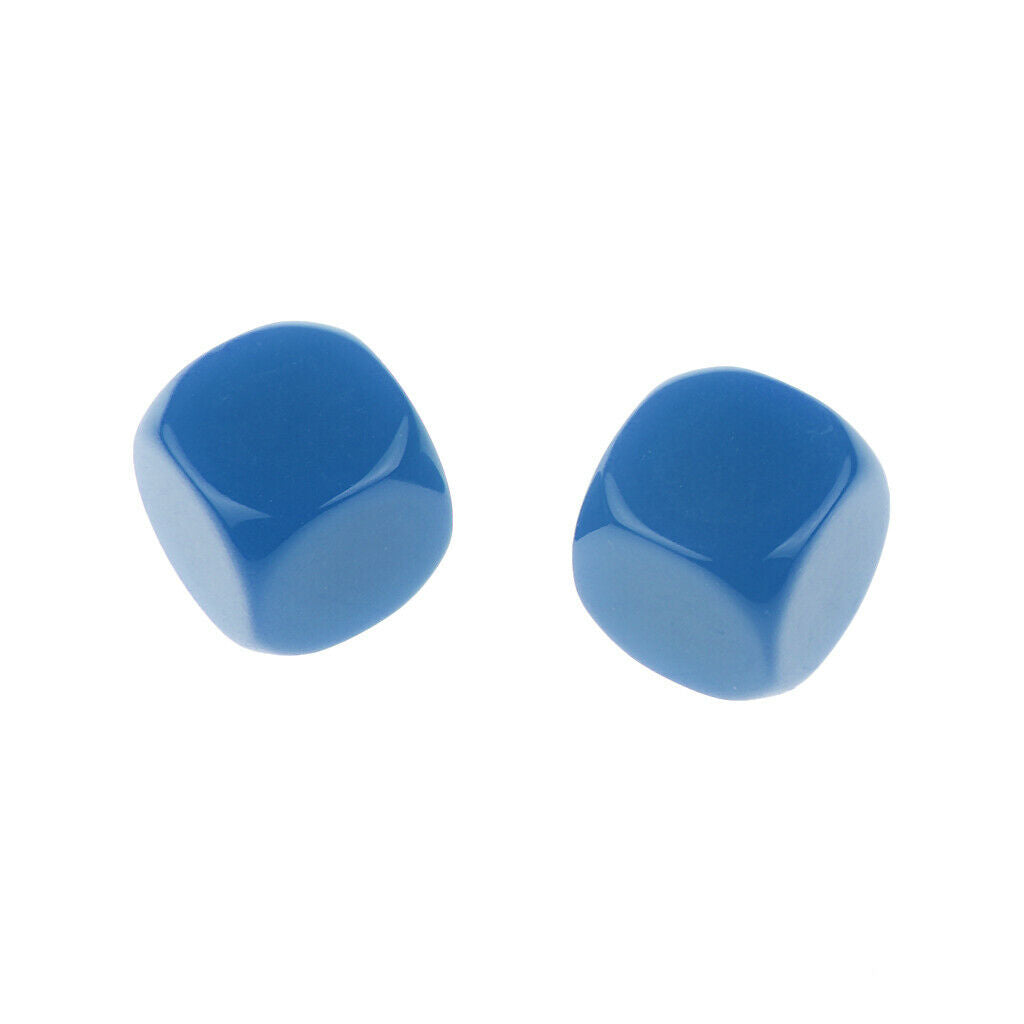 100x Blank D6 Six-sided Dices Cubes for Dragons D&D TRPG Party Game Supplies