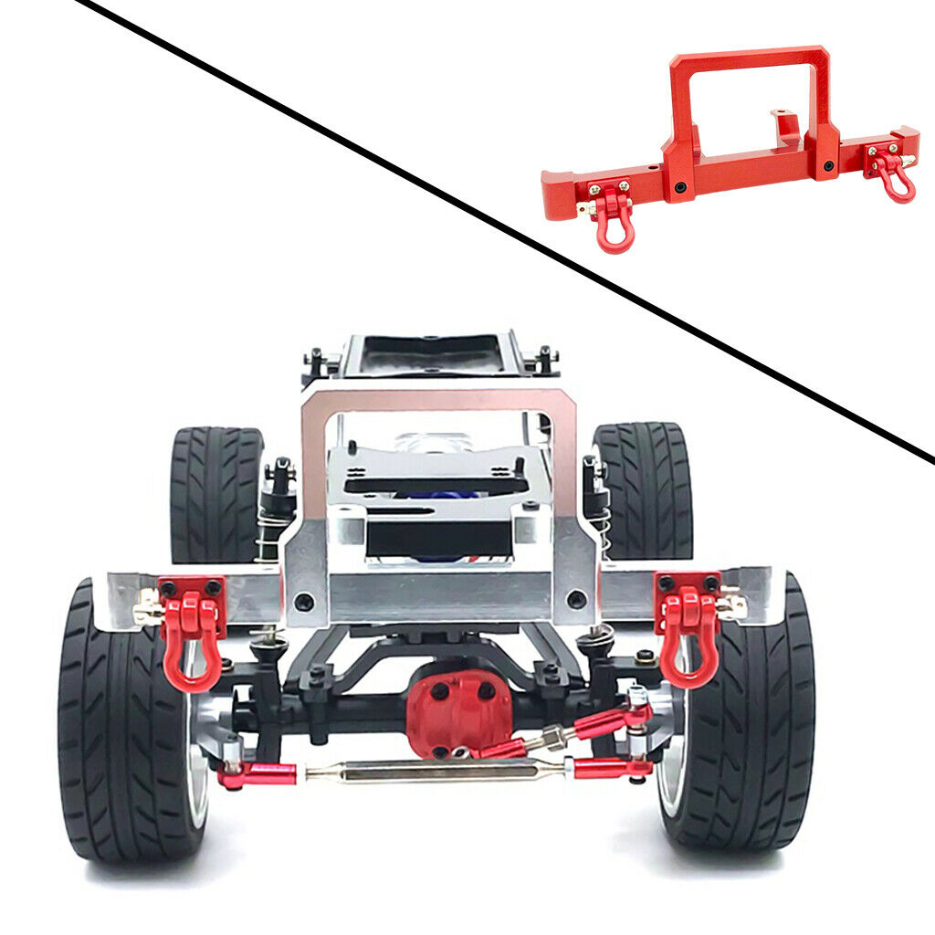 1/12 Aluminum Front Bumper Assembly for MN D90 D91 D96 MN90 MN96 MN99 Crawler