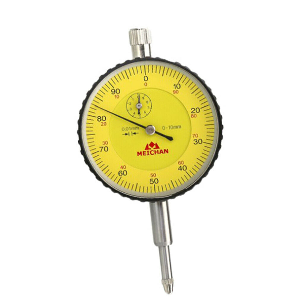 Professional Dial Test Indicator Gauge Range 0-10mm, Resolusion 0.01mm