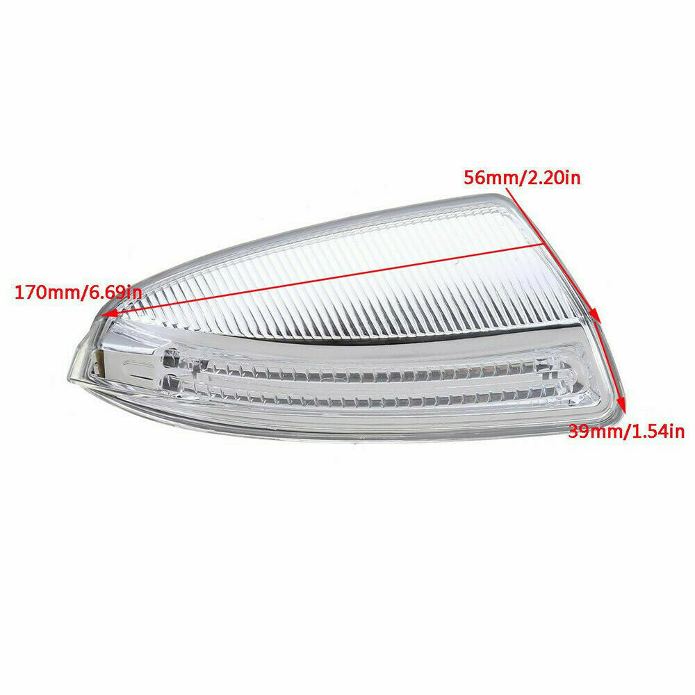 2Pcs Door Mirror Side Mirror LED Turn Signal Light For Mercedes C300 2008-2012