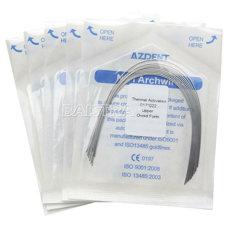 20 X Dental Orthodontic Arch Wire Heat Thermal Activated Rectangular 17*22 Upper