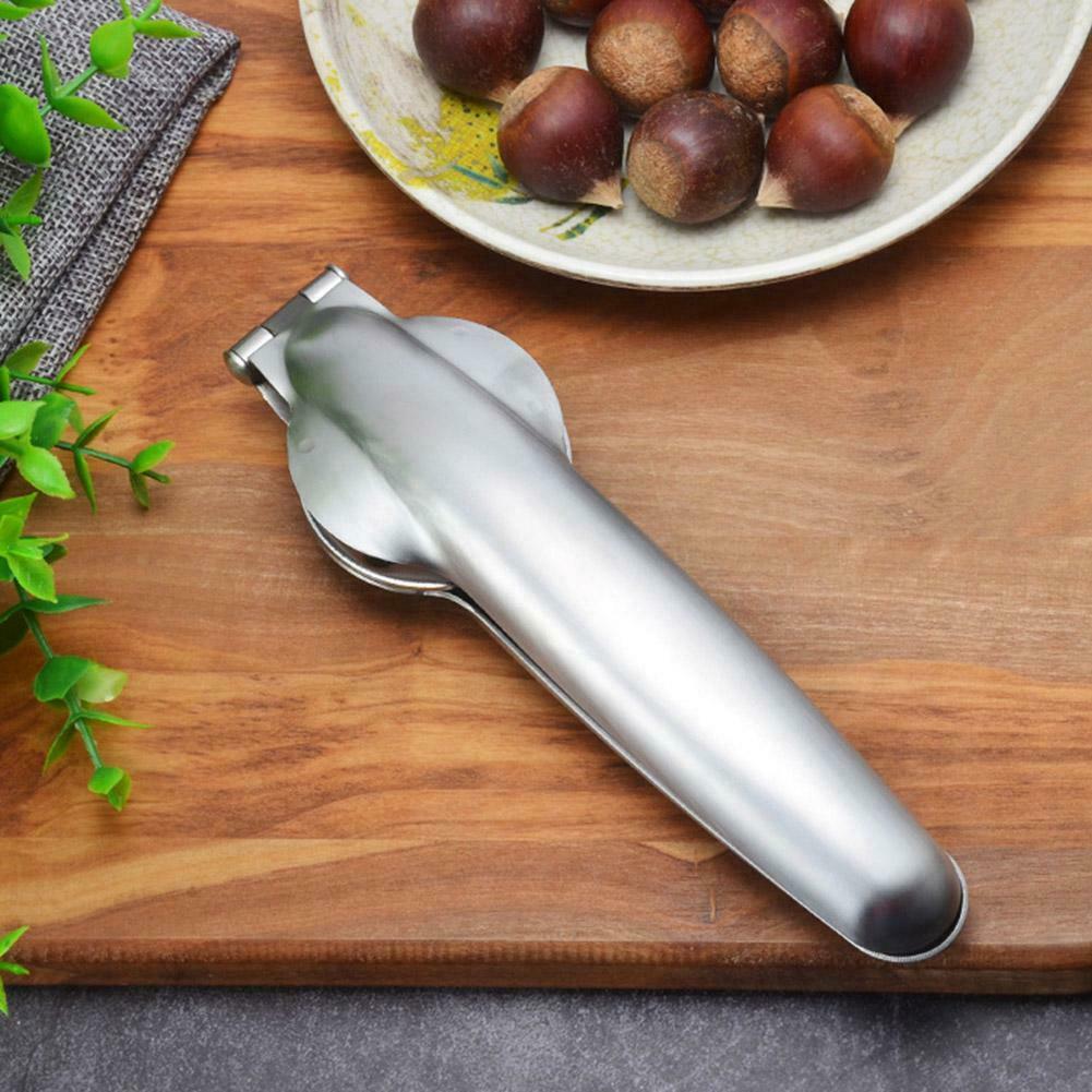 Stainless Steel Chestnut Clip Nut Opener Cracker Sheller Walnut Plier Tools @