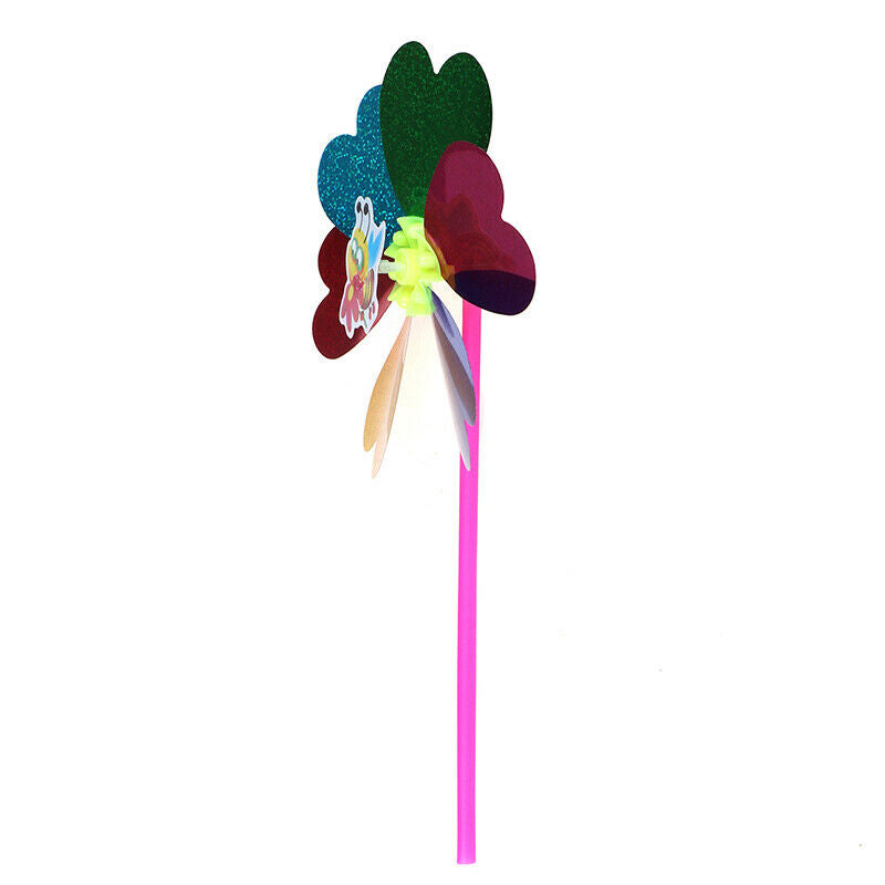 Colorful Sequins Windmill Wind Spinner Home Garden Yard Decoration Kids T.l8