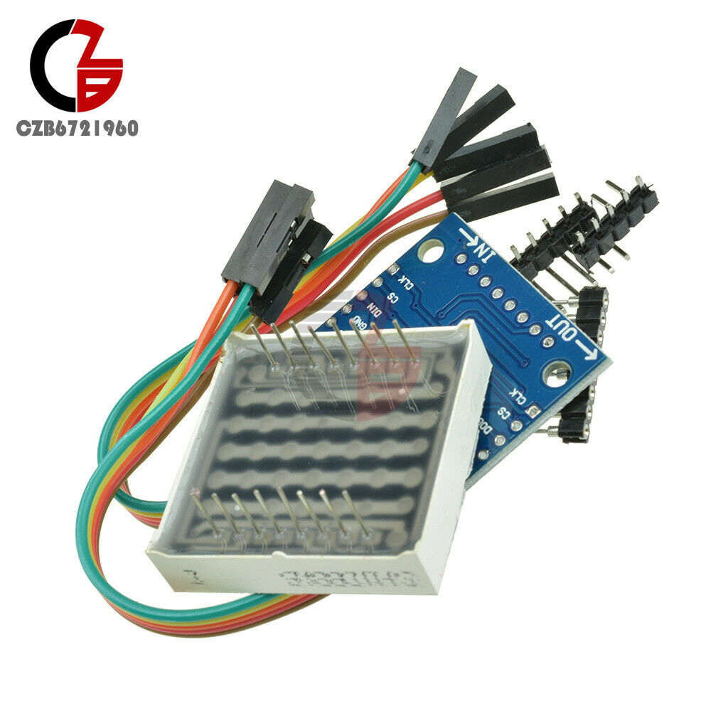 5Pcs MAX7219 Dot Matrix Module Arduino Microcontroller Dislay Module DIY Kits