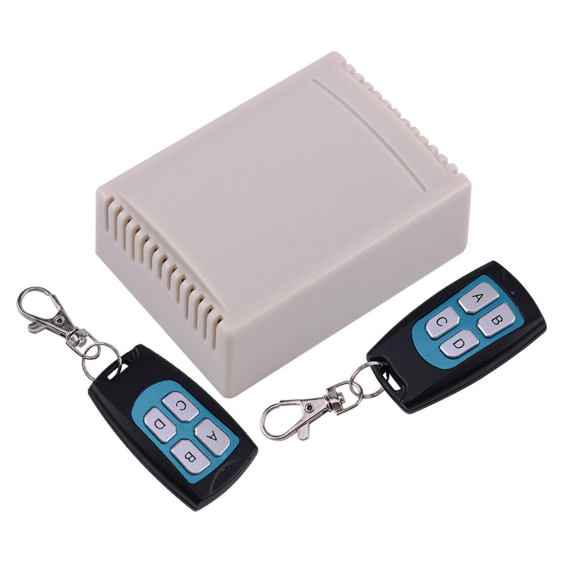 100m 1Set 4CH 433Mhz RF Relay Receiver Module Wireless Remote Control Switch Atn