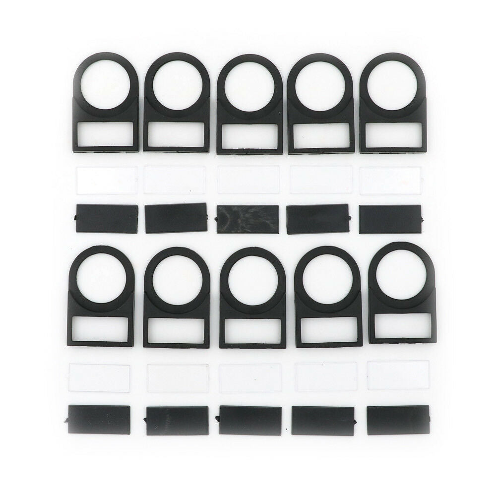 10pcs Push button Switch Panel Label Frame Mounting Size 22m.l8