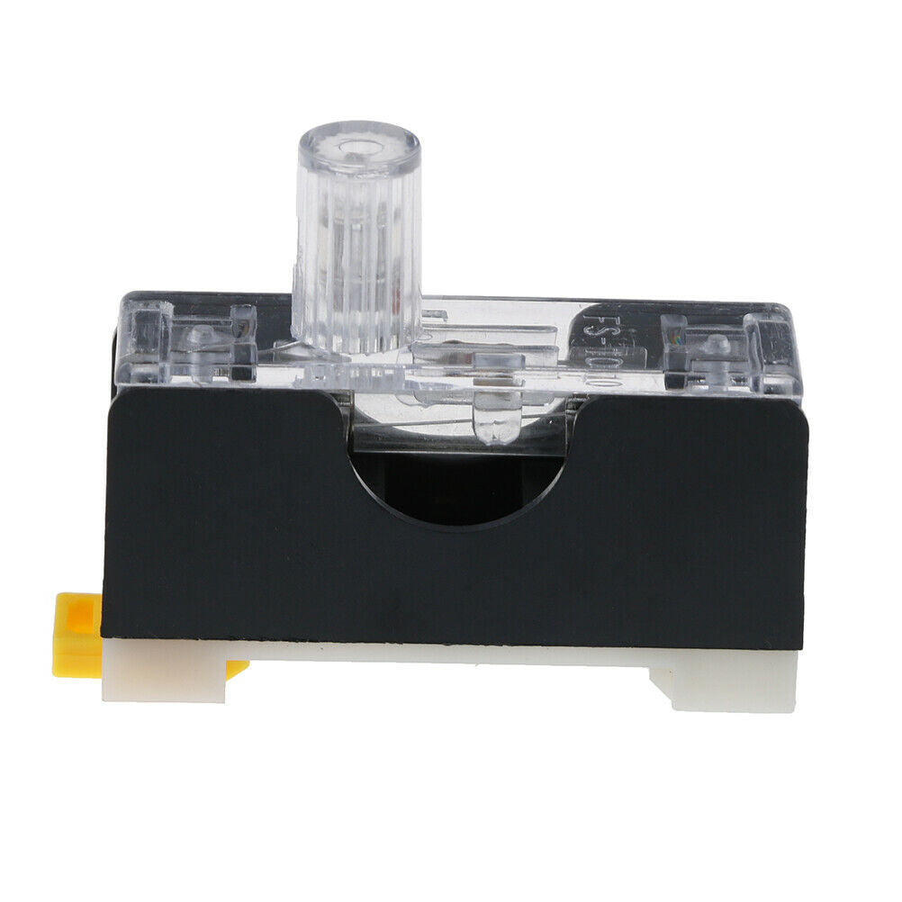 FS101 10a 6*30mm fuse socket with indicator light din rail mounted fuse .l8