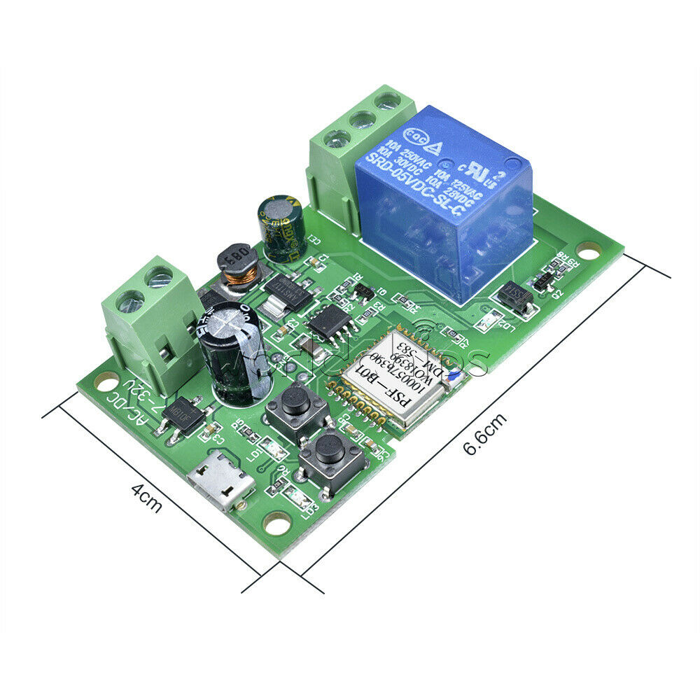 DCÂ 5V-12VÂ JogÂ self-lockÂ SmartÂ WiFiÂ WirelessÂ SwitchÂ RelayÂ ModuleÂ APPÂ Control