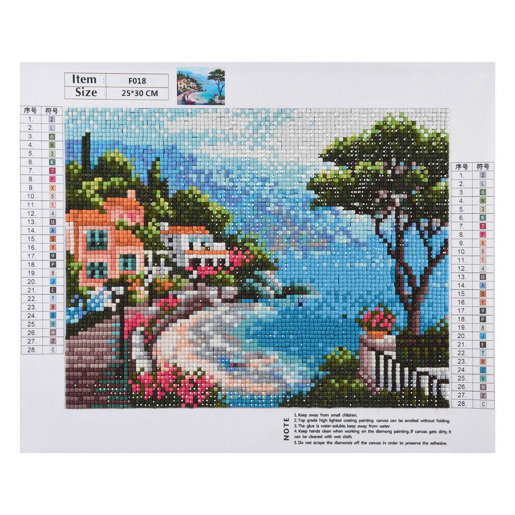 5D Full Square Drill Diamond Painting Embroidery Cross Stitch Kits Landscape