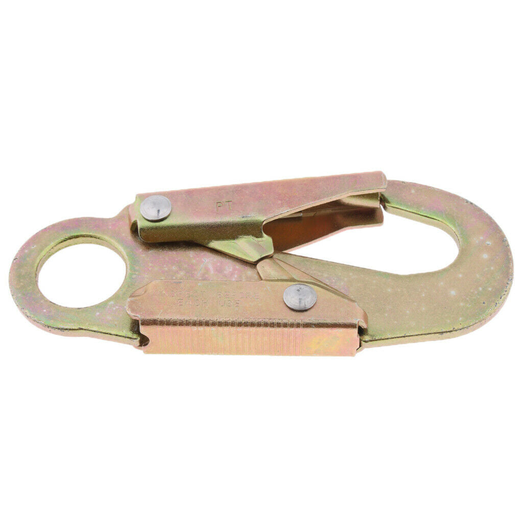 Prettyia Safety Climbing Snap Locking Hook Clip Fall Arrest Carabiner 30KN