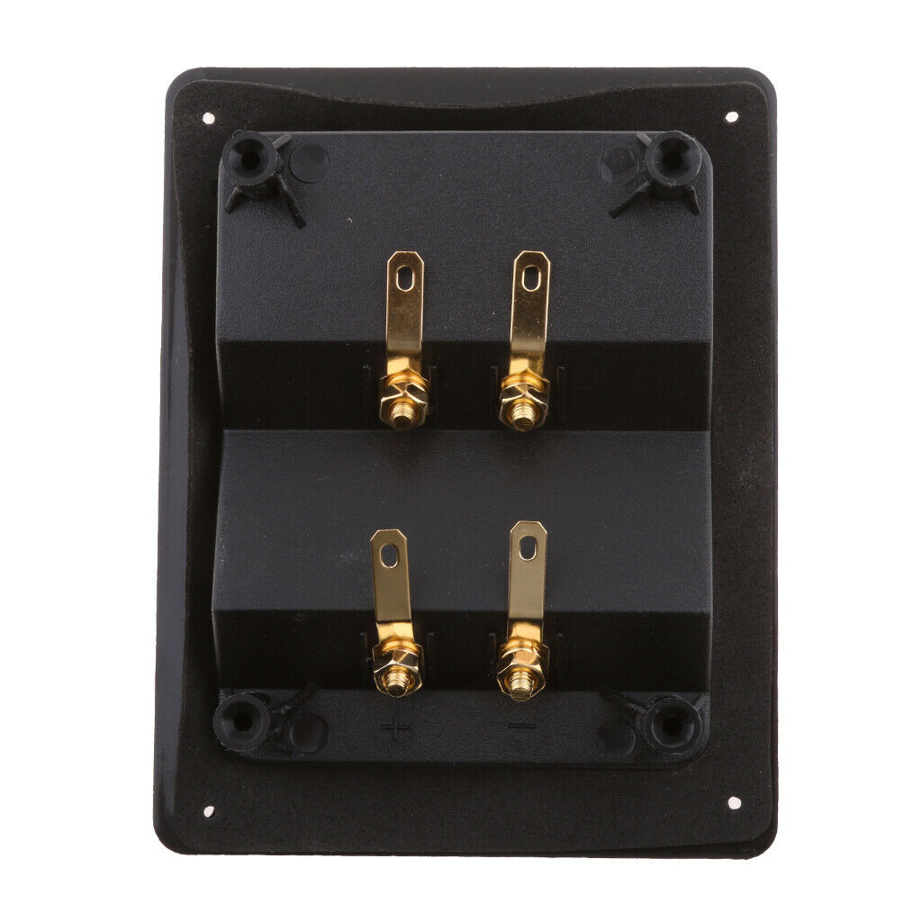 DIY 4-Way Home Car Speaker Stereo Screw Cup Connectors Subwoofer Plugs Jack