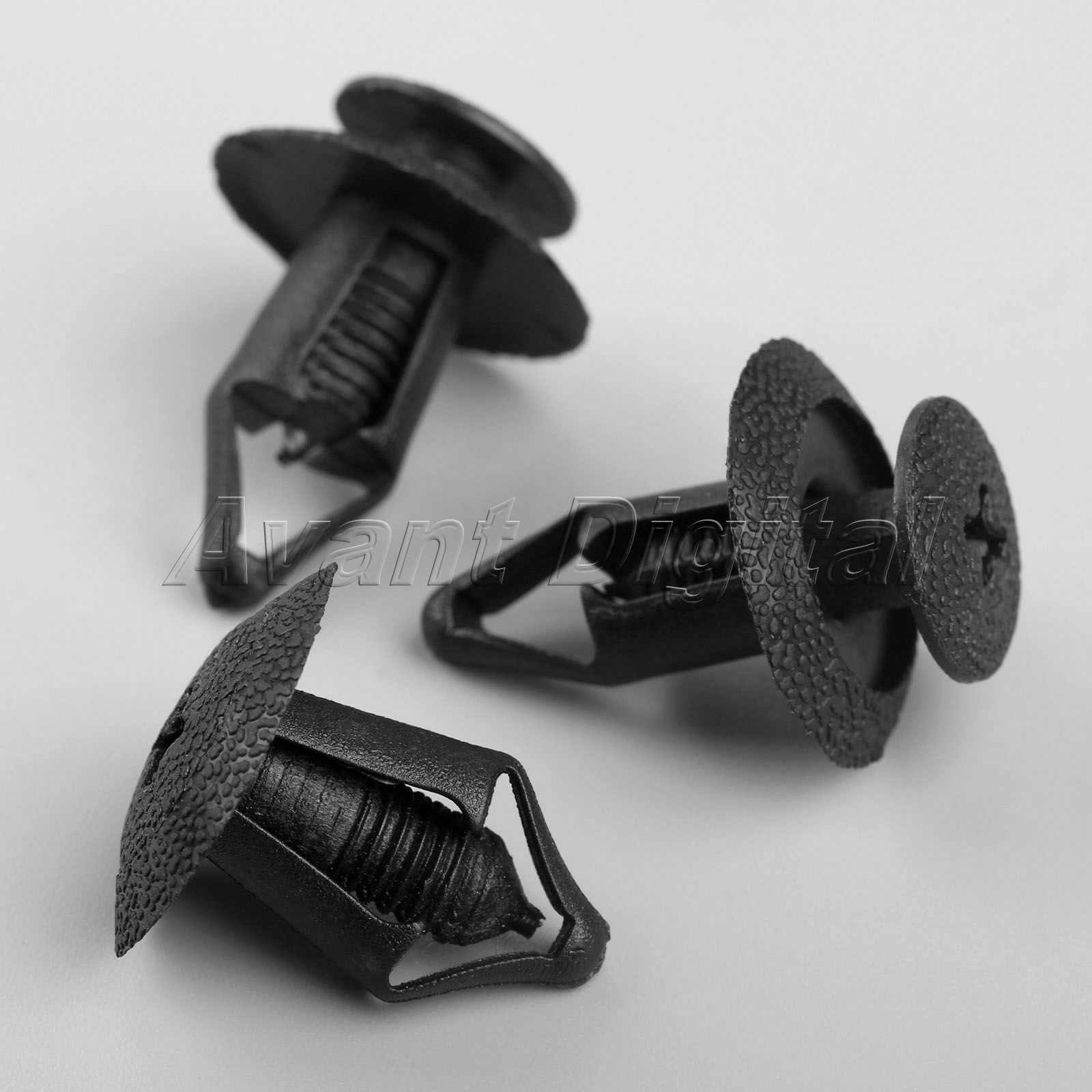50pcs Clip Rivet Fastener Mud Flaps Fender Push clips 8mm NA01-56-145 Plastic