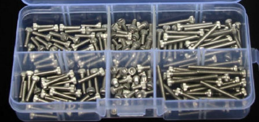 M3×20mm Socket Cap Screws Allen Hex Drive Stainless Steel 180pcs