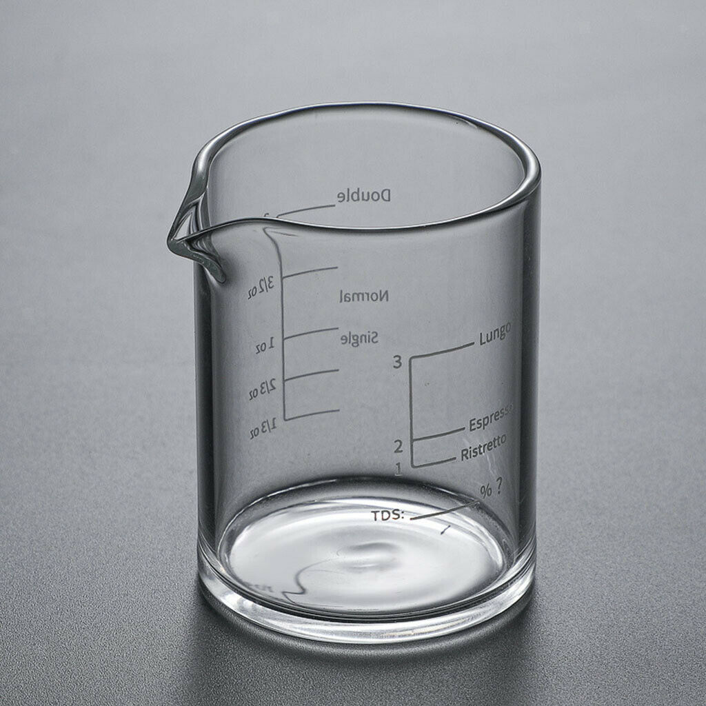 Clear Espresso Shot Glass Heavy Sturdy for Party Kitchen Tool 3.38 oz 100ML