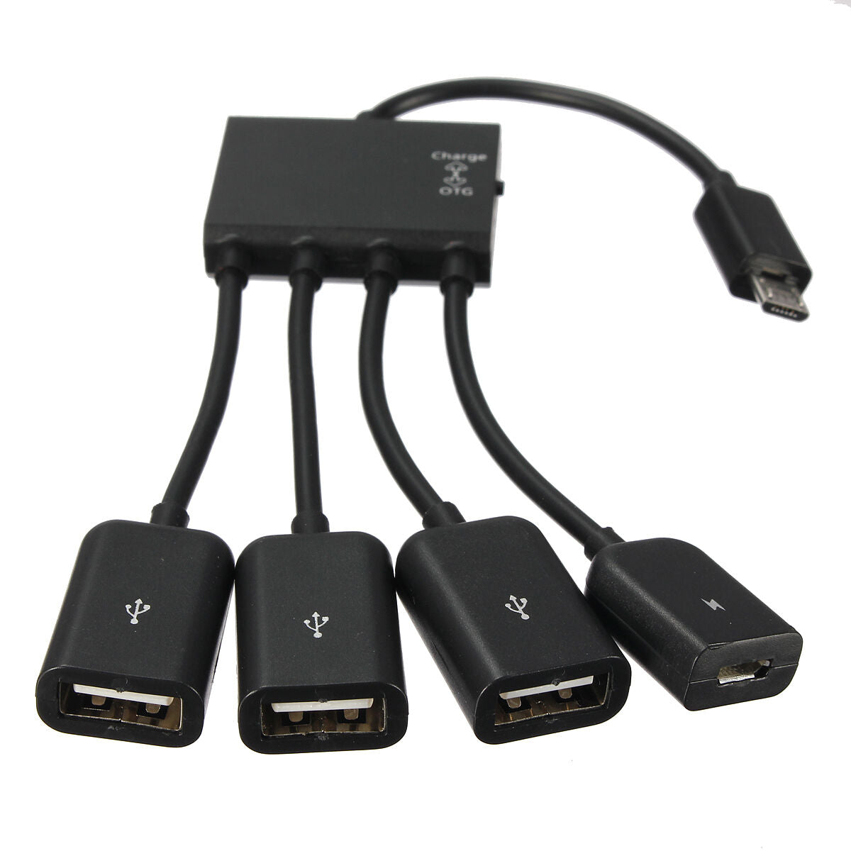 Micro USB Data Power Charging OTG Hub Cable For Android Tablet Phone  OTG Hub