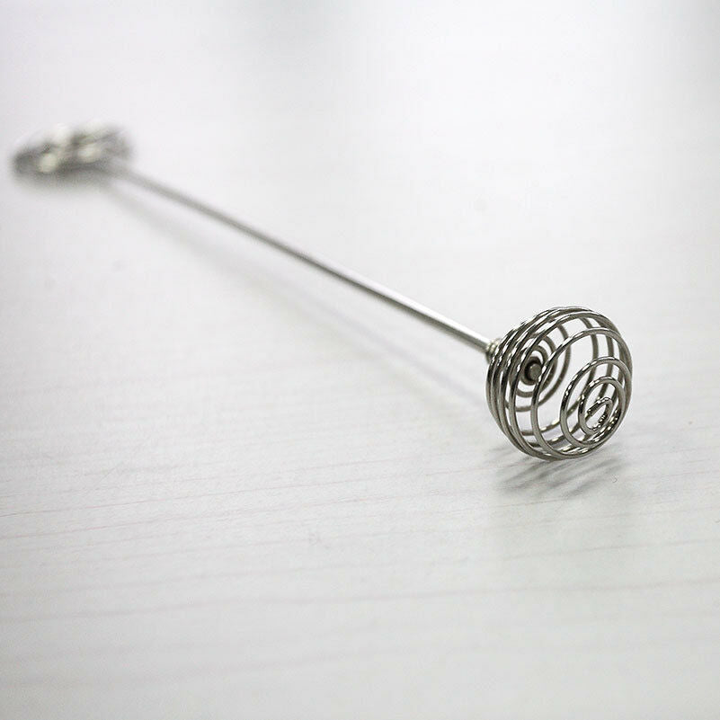 Stainless Honey Dipper Swizzle Spoon Stick Egg Beater Mixing Whisk Tool.l8