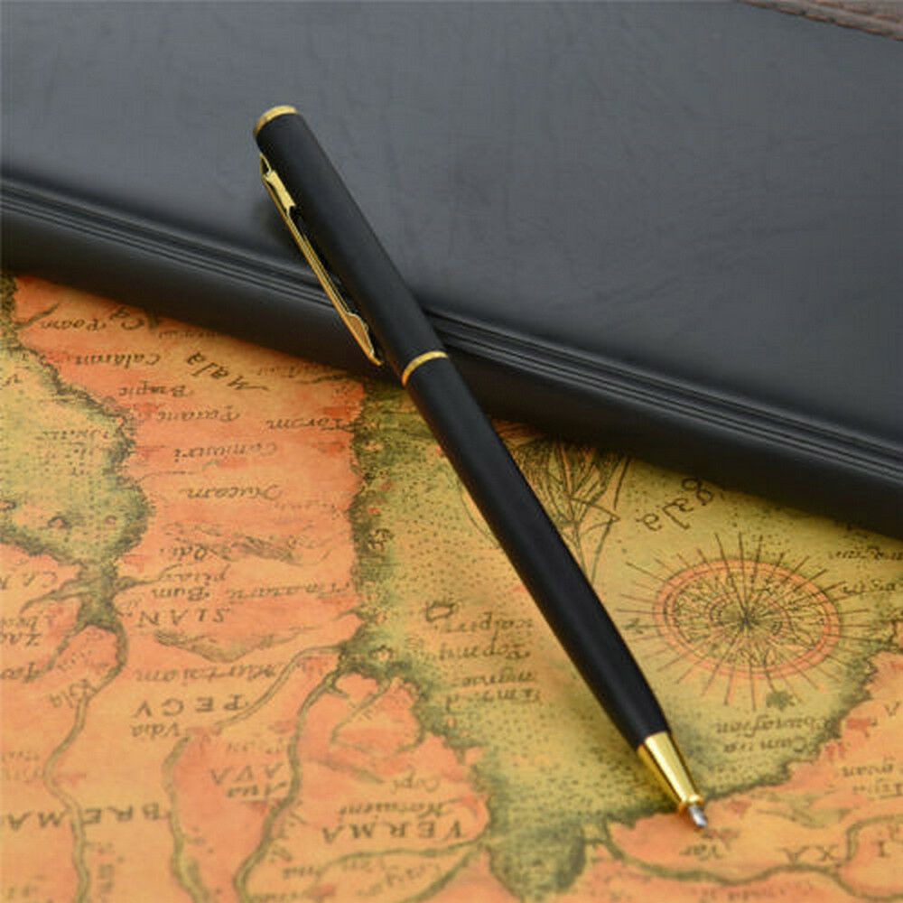 Stainless Steel Ballpoint Pens Office Ball Point Writing Pens Student Stationery