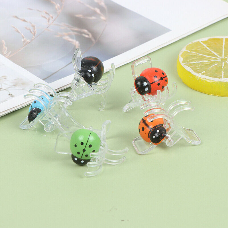 30PCS/set Ladybird Orchid Clips Plant Garden Support For Plant Vine