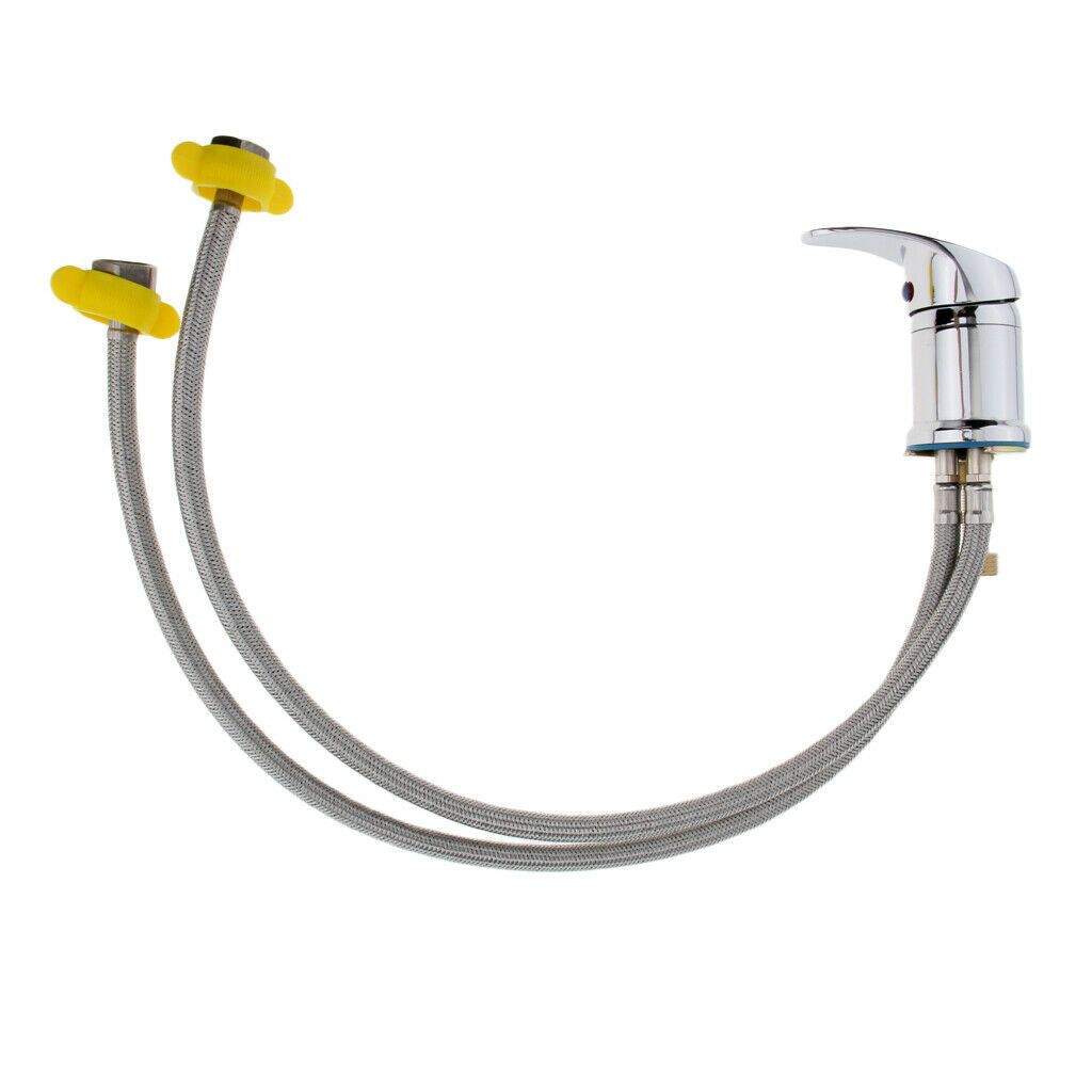 Hot Cold Faucet with Hose Replacement Part for Spa Beauty Salon Shampoo Bowl 60